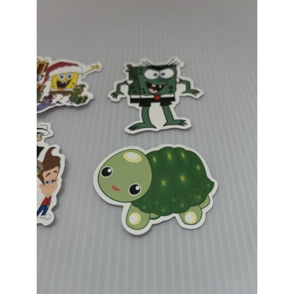 SpongeBob Sticker Lot 4pc Cartoon Vinyl Mix Cute Water Bottle Laptop Decals Fun! - Picture 4 of 5